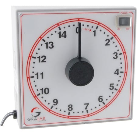 Allpoints Timer, Gralab 15 Min, 7-5/8inSq 1511032
